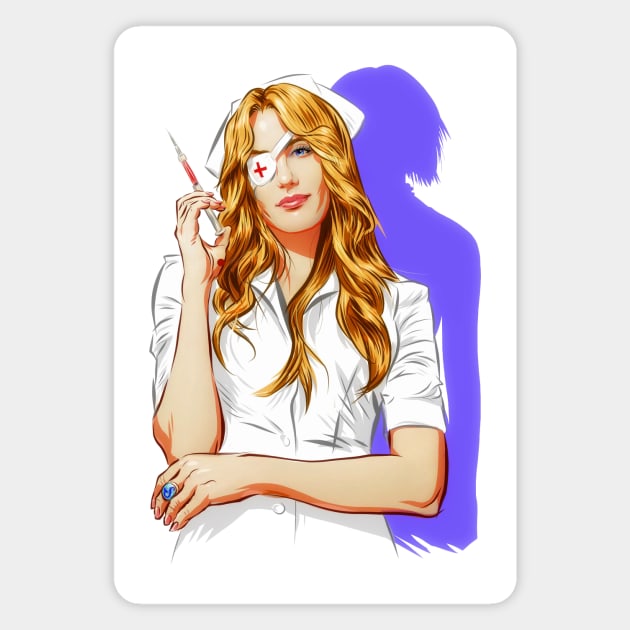 Daryl Hannah - An illustration by Paul Cemmick Magnet by PLAYDIGITAL2020